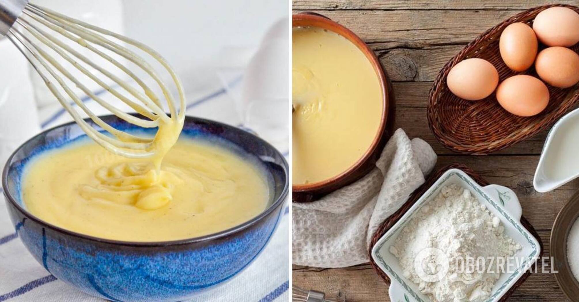 How to make custard for Napoleon: a proven recipe
