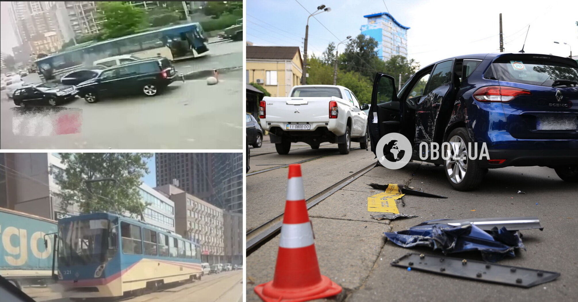 Ruch tramwajów zarejestrowany przez kamery CCTV