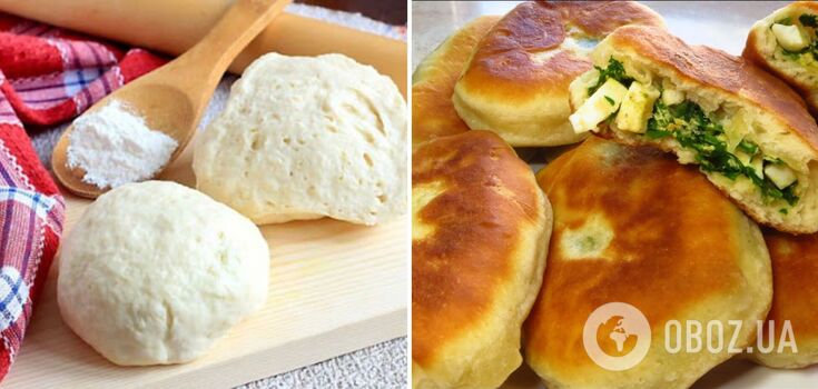 Elementary pies in 5 minutes: a dough that does not require eggs