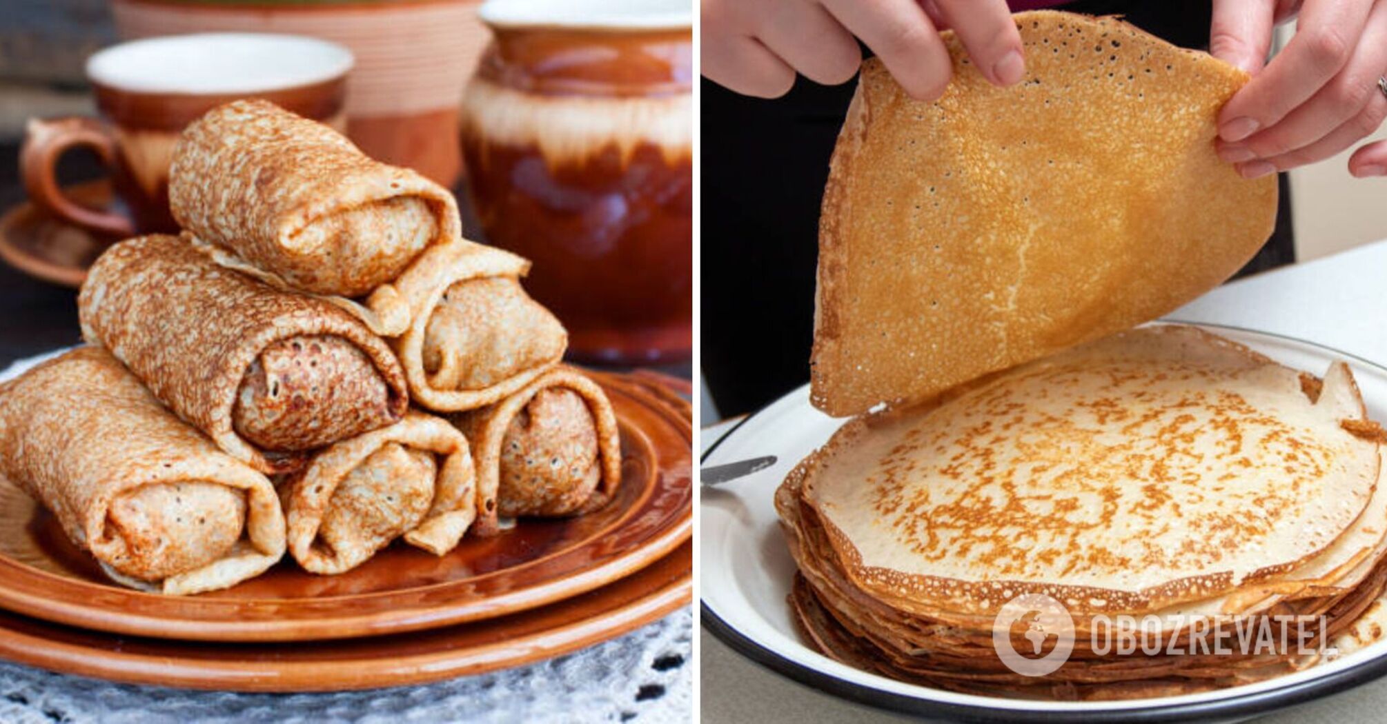 Crepes with salted fish filling according to Volodymyr Yaroslavskyi's recipe