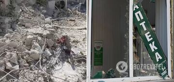 Okupanci uderzyli rakietą w centrum Charkowa: poliklinika została uszkodzona, a ludzie zostali ranni. Zdjęcia i wideo