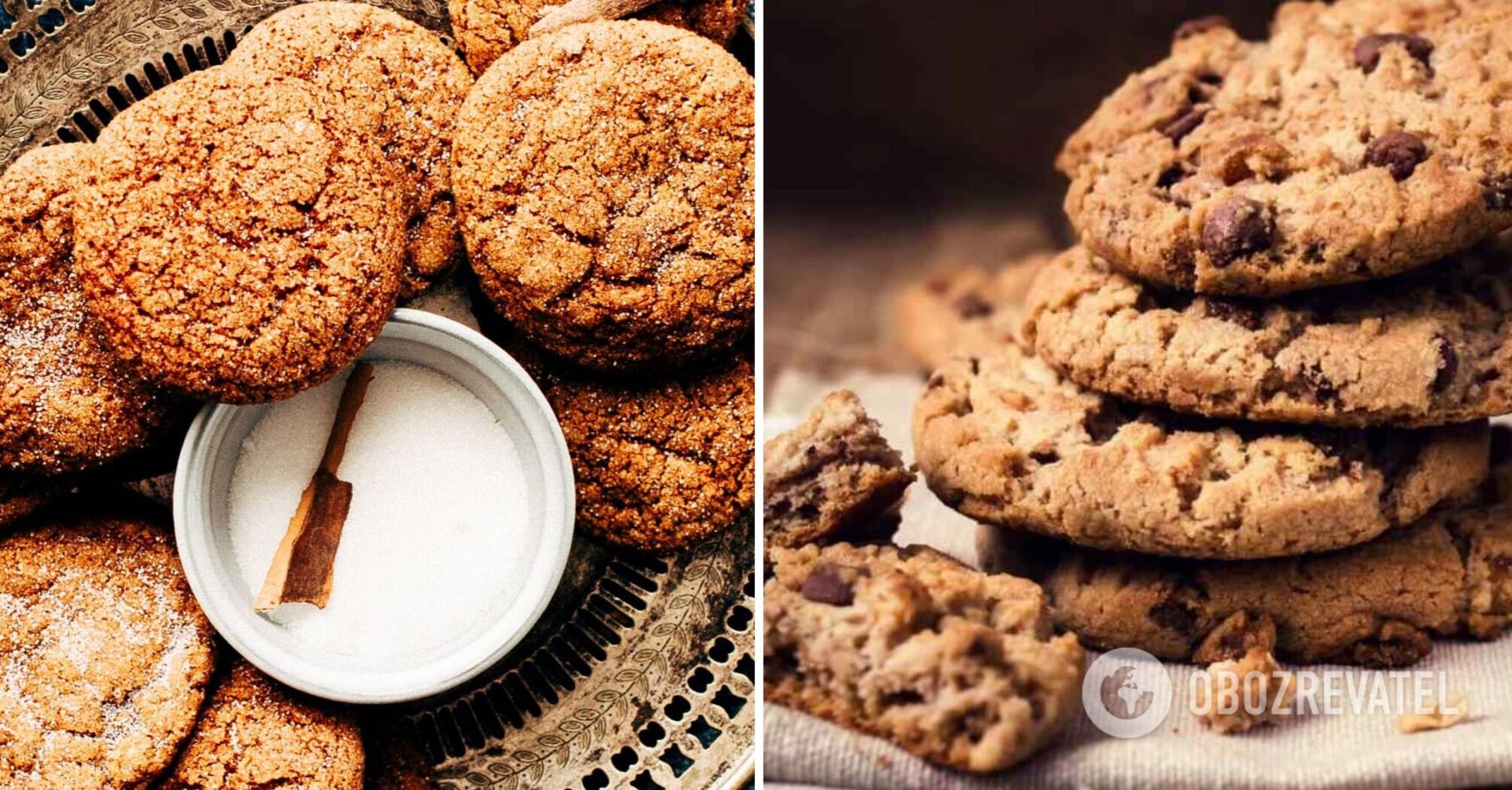 Crispy oatmeal chocolate chip cookies in 30 minutes: an easy recipe