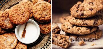 Chrupiące ciasteczka owsiane z kawałkami czekolady w 30 minut: łatwy przepis