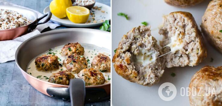 Recipes for healthy meatballs for a quick dinner: top 2
