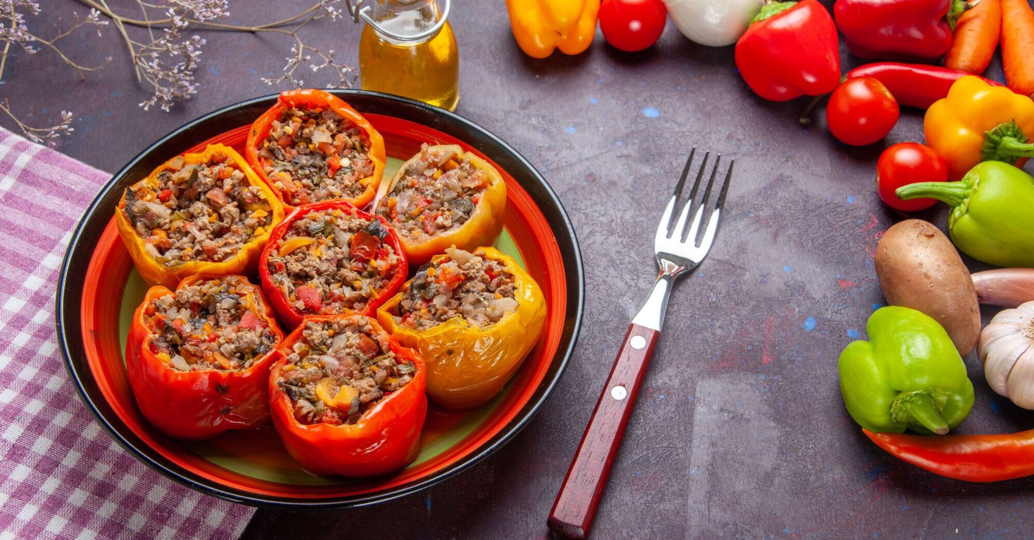 What to stuff peppers with: an unusual recipe for 12 servings