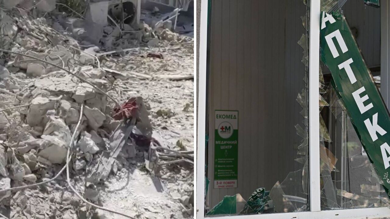 Occupants hit the center of Kharkiv with a rocket: a polyclinic was damaged and people were injured. Photos and videos