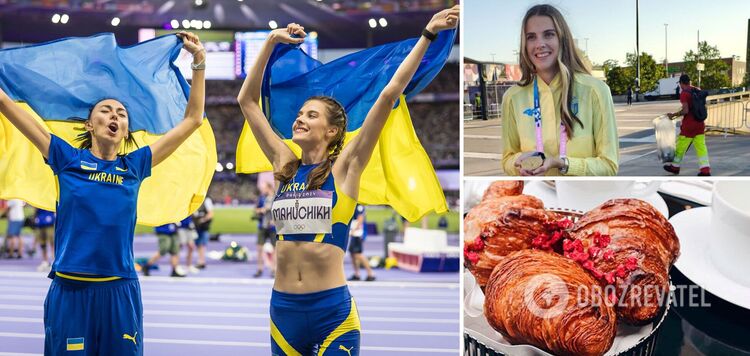 "We heard the explosions": how Mahuchikh spent two days in Paris talking about Russia's attacks on Ukraine, and we were looking for croissants for her to celebrate the Olympic gold medal