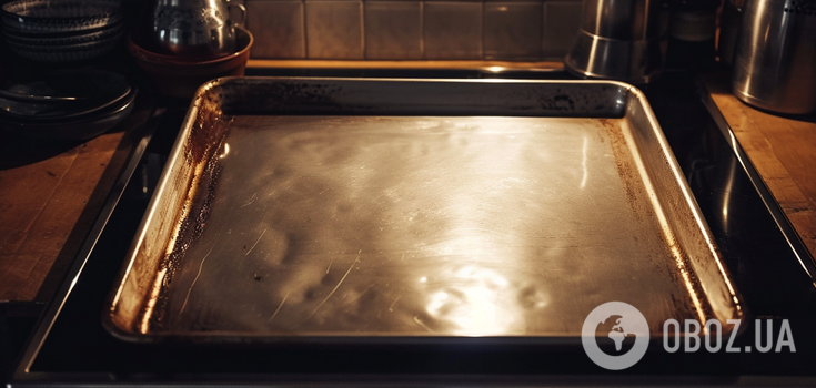 Like new: how to clean a baking sheet after roasting in the oven
