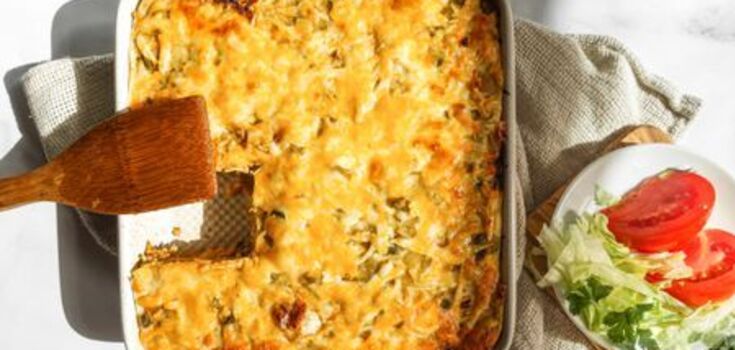 Lazy pita bread casserole for lunch: cooked without hassle