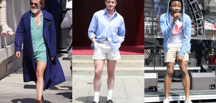 Hollywood stars have brought men's lustful shorts back into fashion and they are now everywhere: how and with what to wear them