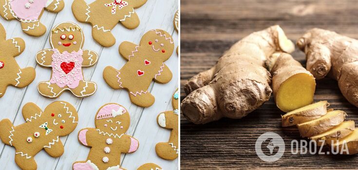 Homemade gingerbread cookies