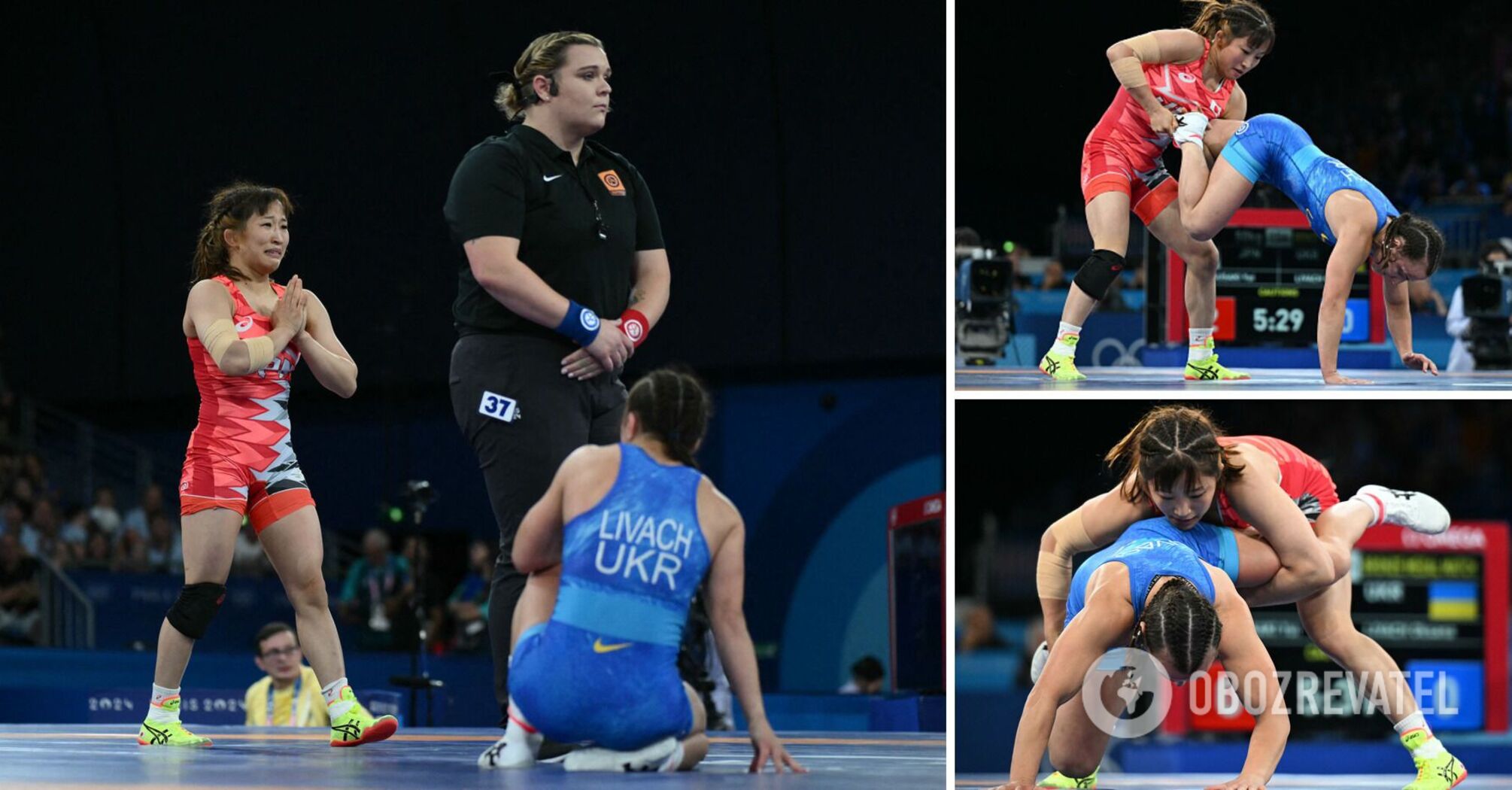 Ukraine lost the bronze medal final in wrestling at the 2024 Olympics. Video