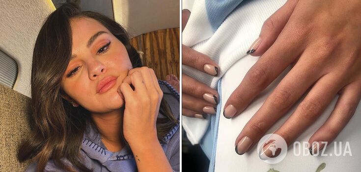 It will never go out of style: Selena Gomez showed a delicate manicure that goes with everything. Photo