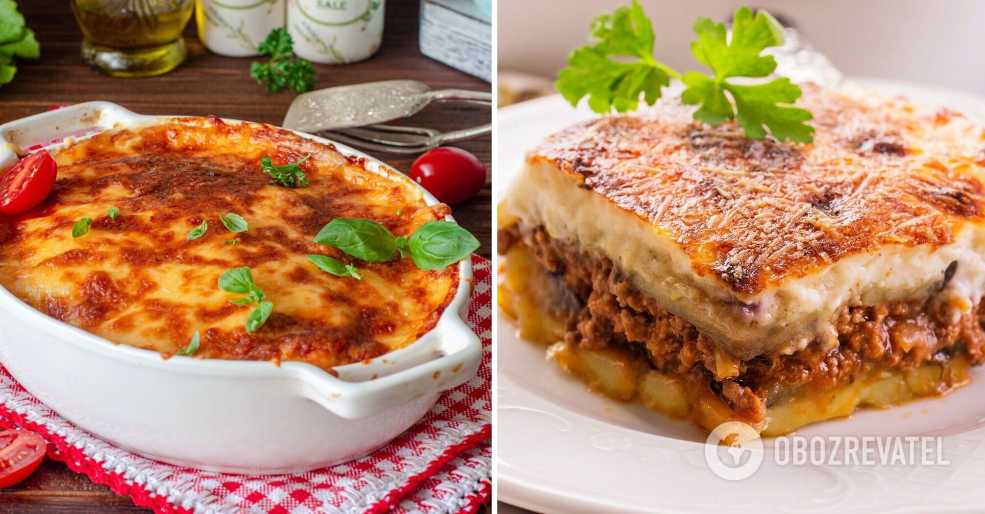 Greek moussaka with a crispy crust: cooking secrets