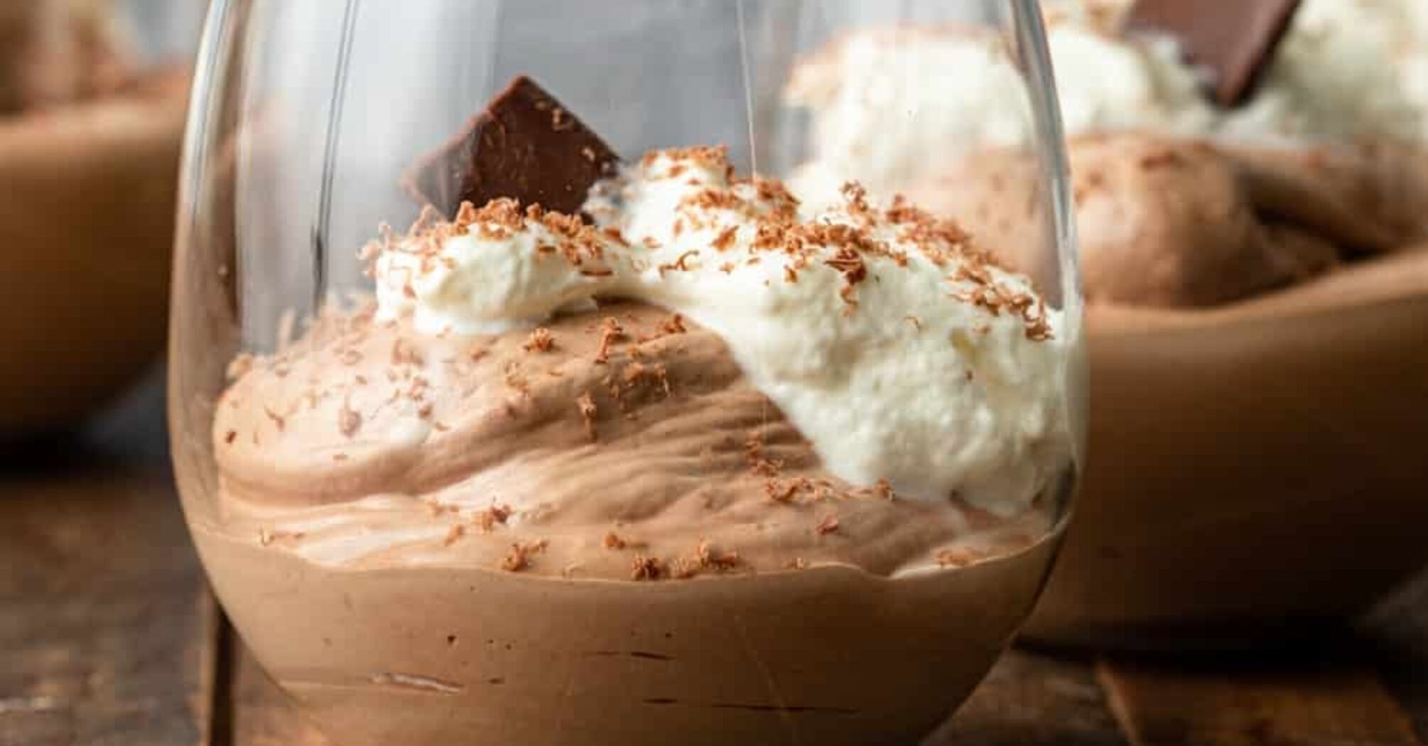 Simple 3-ingredient no-bake dessert in a glass