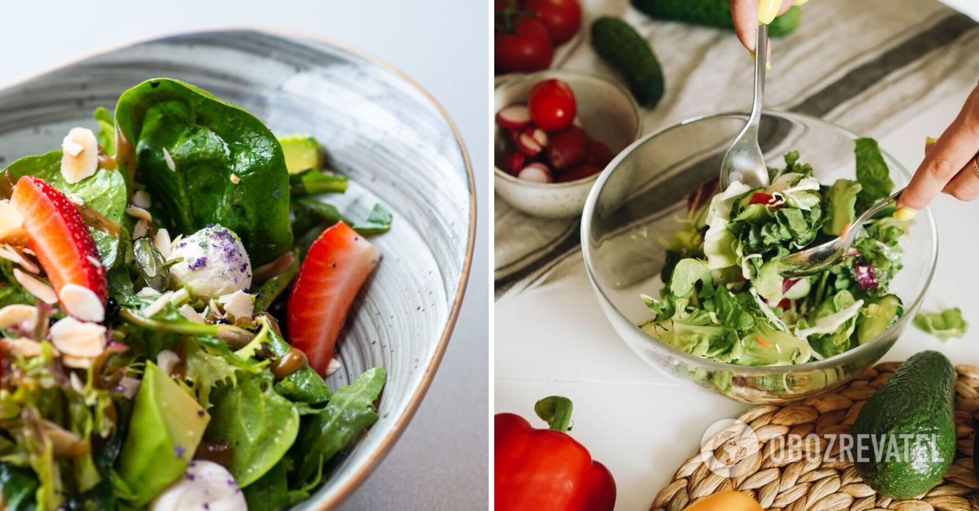 Top 3 salads for a light dinner: an interesting combination of familiar ingredients