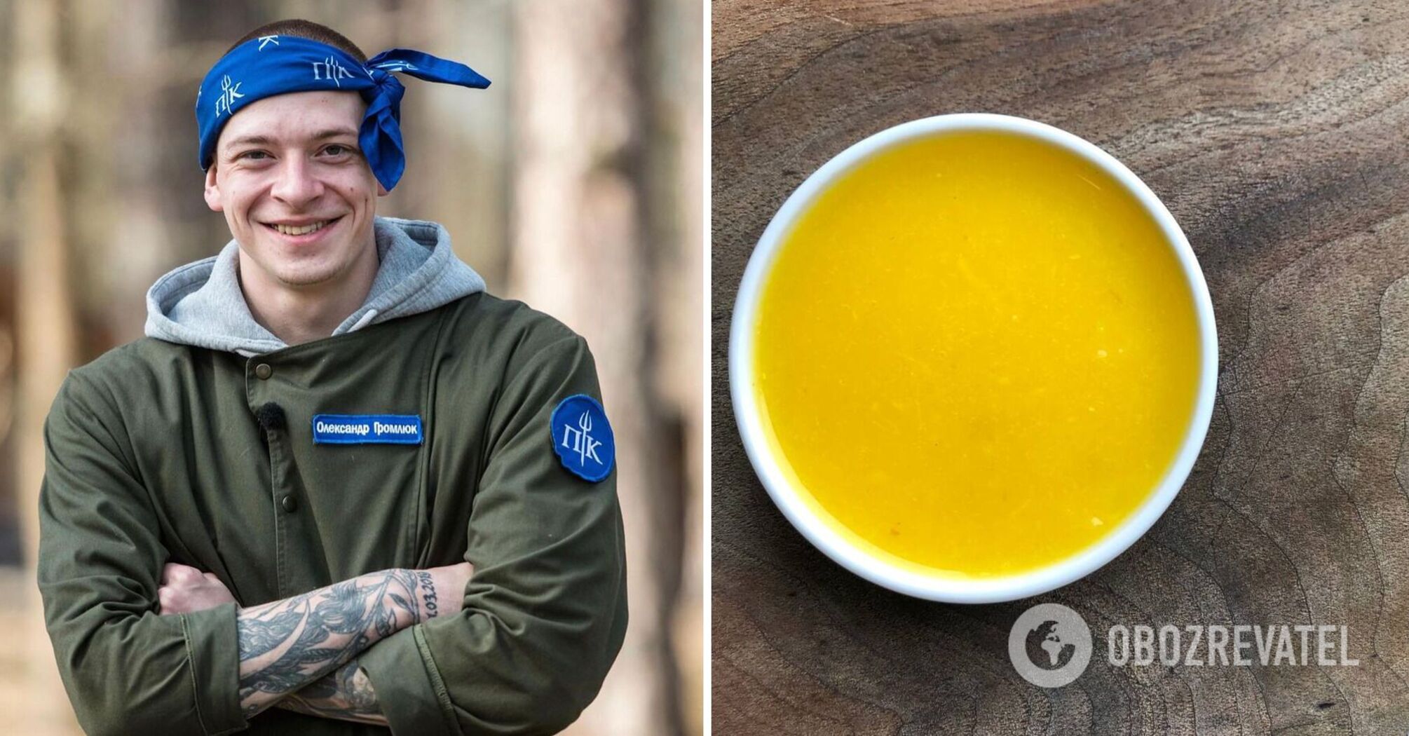 Oleksandr Gromliuk shares a recipe for poultry sauce