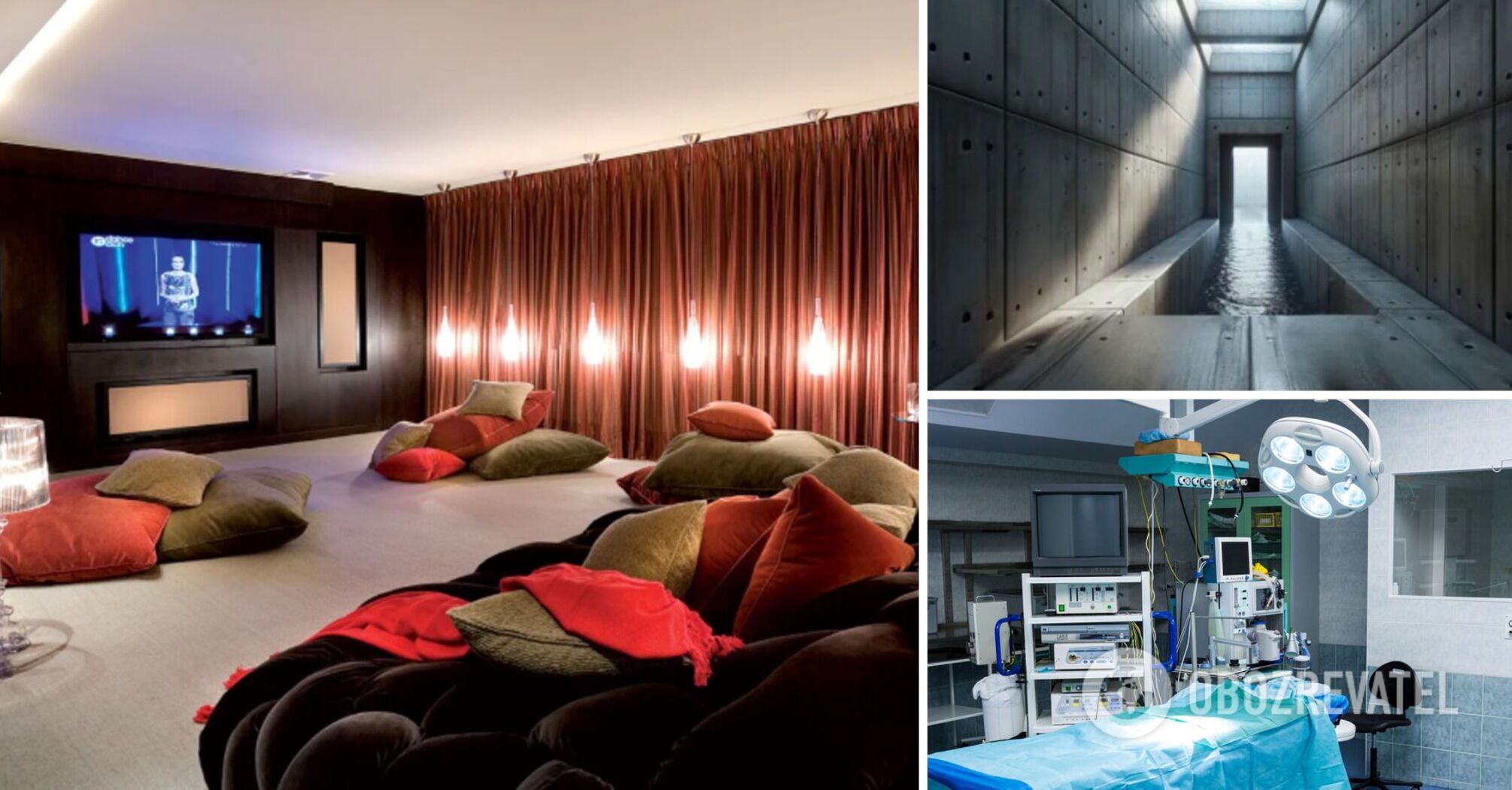 Shark tank, smart windows, and even an operating room: what billionaires' bunkers look like in case of an apocalypse. Photo.