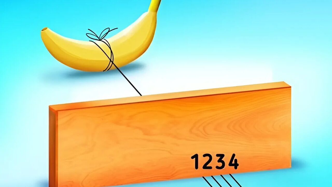 Only the smartest will solve the banana puzzle in 7 seconds: try yourself