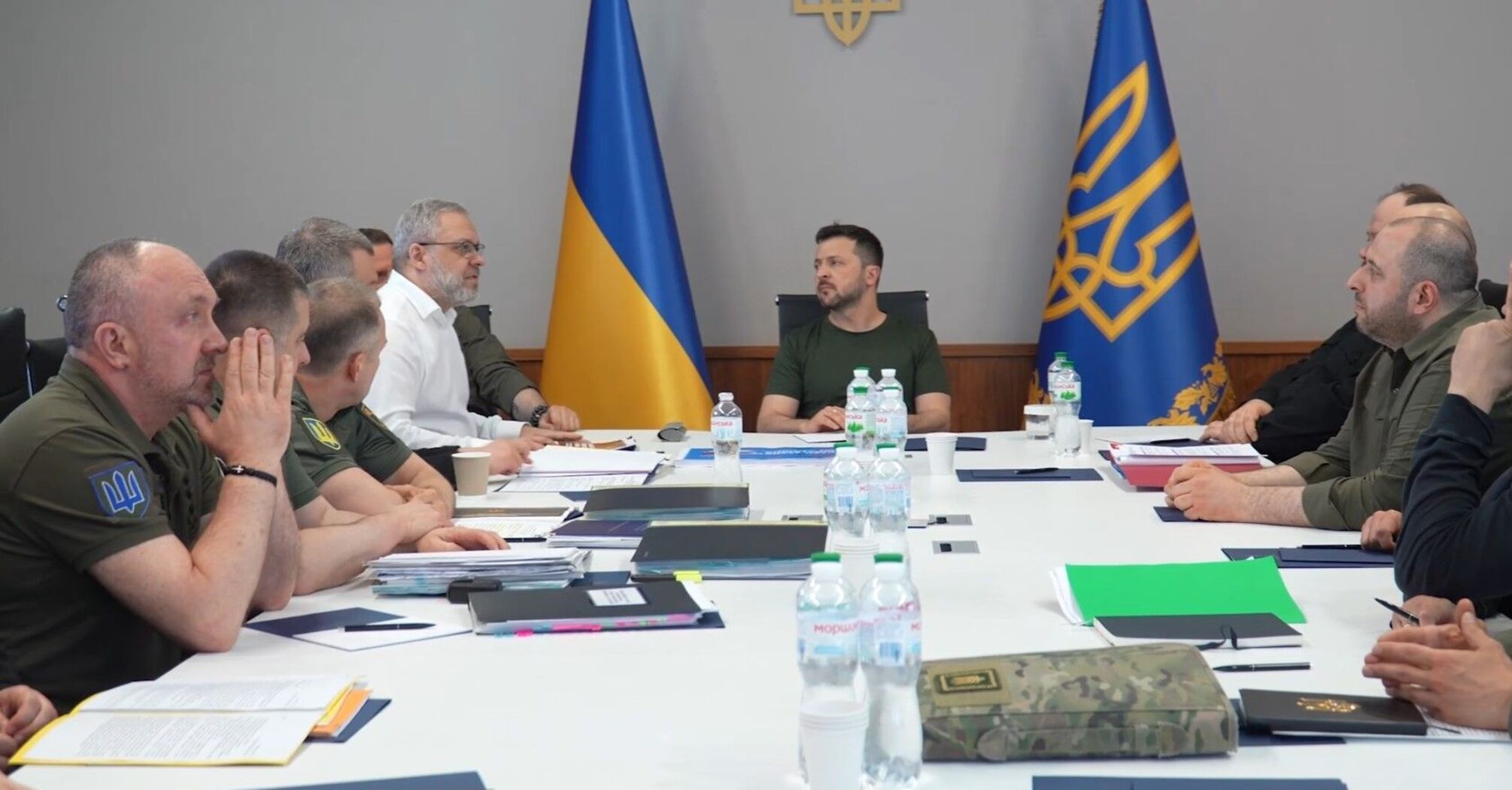 Zelenskyy holds a meeting of the Chief of Staff: discusses defensive actions in the areas from which Russia launched attacks on Ukrainian territory. Video.