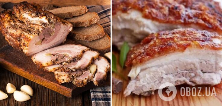 How to prepare delicious underbelly with spices in a baking sleeve: for side dishes, sauces and bread