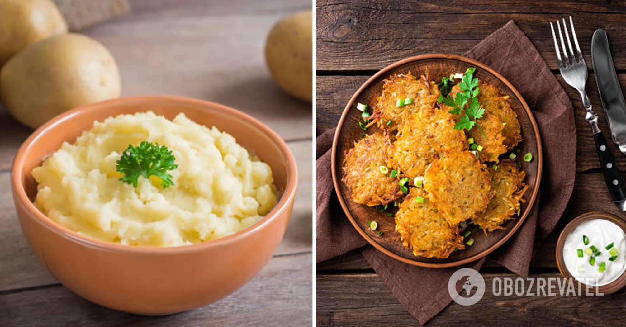 How to make tasty deruny with yesterday's mashed potatoes