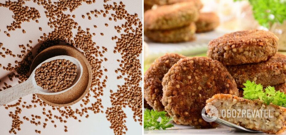Recipe for delicious buckwheat cutlets
