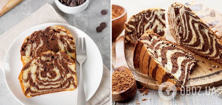 How to prepare popular Zebra muffin on sour cream: delicious baked goods for tea and coffee