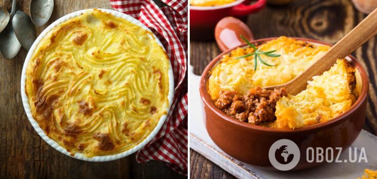 Shepherd's pie with mashed potatoes and minced meat: how to cook a popular dish