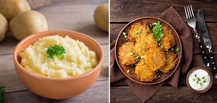 How to make tasty deruny with yesterday's mashed potatoes