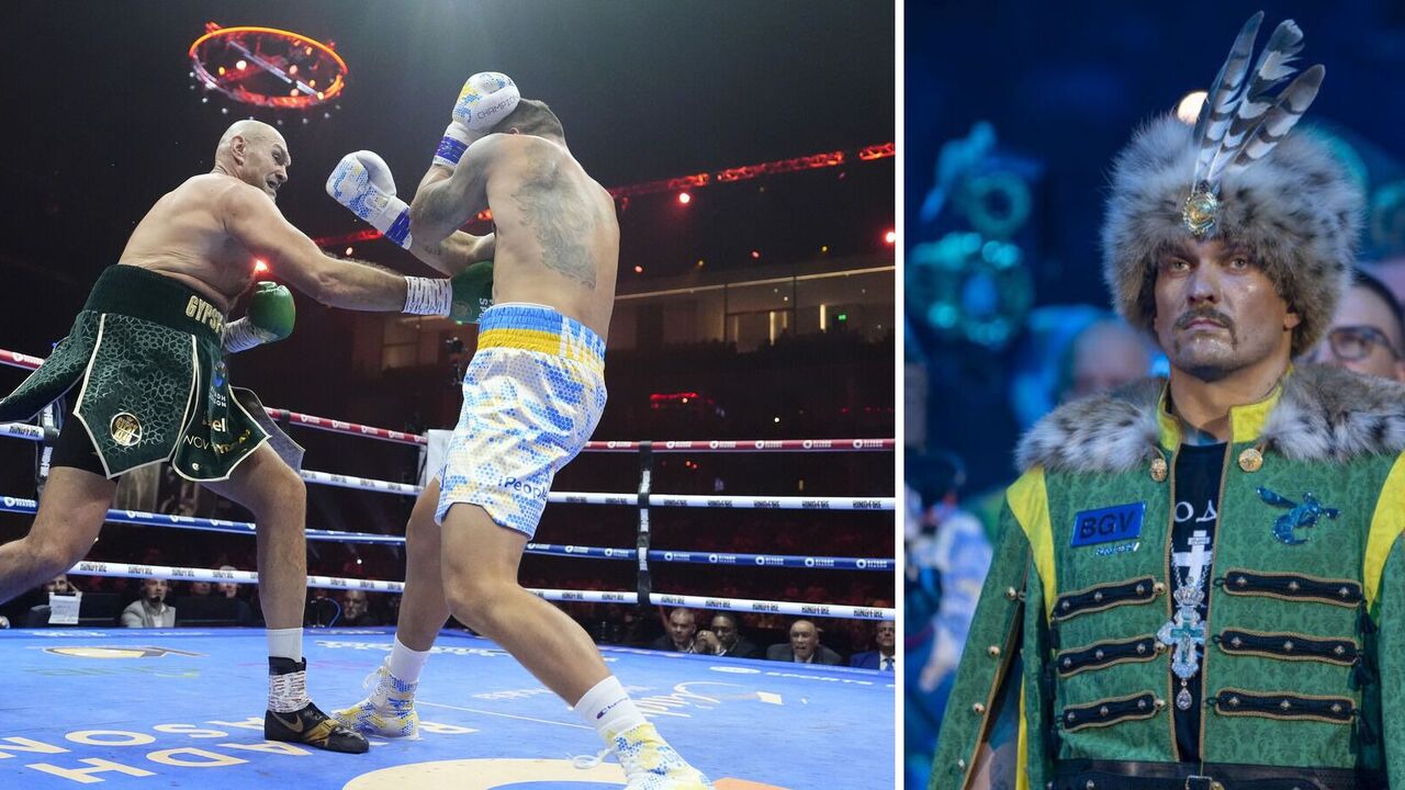 "I didn't see many things on TV": Usyk tells what happened in his first fight with Fury