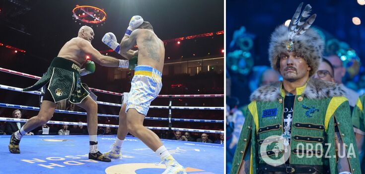 "I didn't see many things on TV": Usyk tells what happened in his first fight with Fury