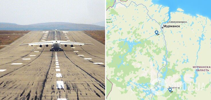 Russia complained about drone attacks on Murmansk region, where "Olenya" airfield is located: what is the distance to Ukraine and what is there