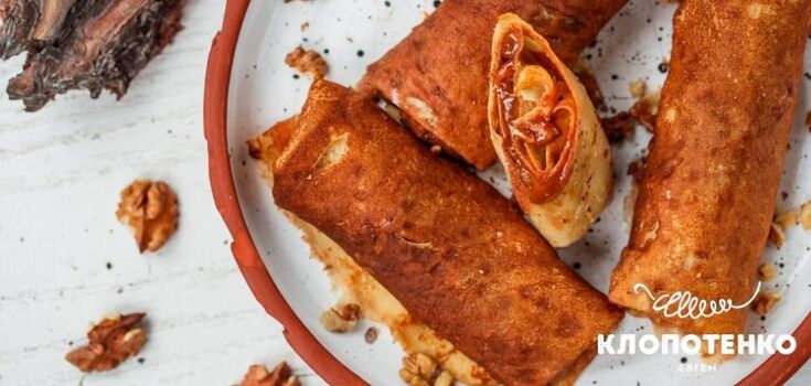 Healthy pumpkin-filled vertuta: how to make a dish from pita bread