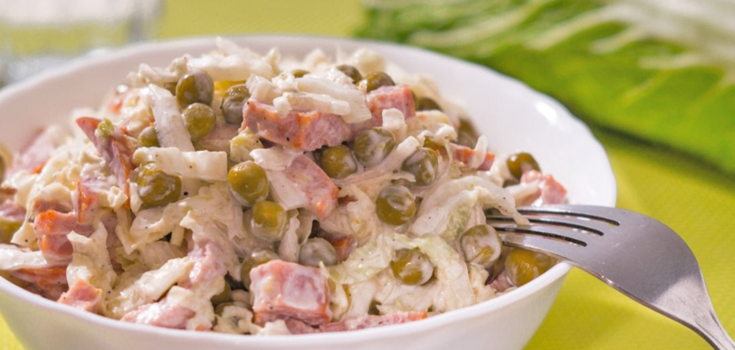 Light Dniester salad with Chinese cabbage: a dish for all occasions
