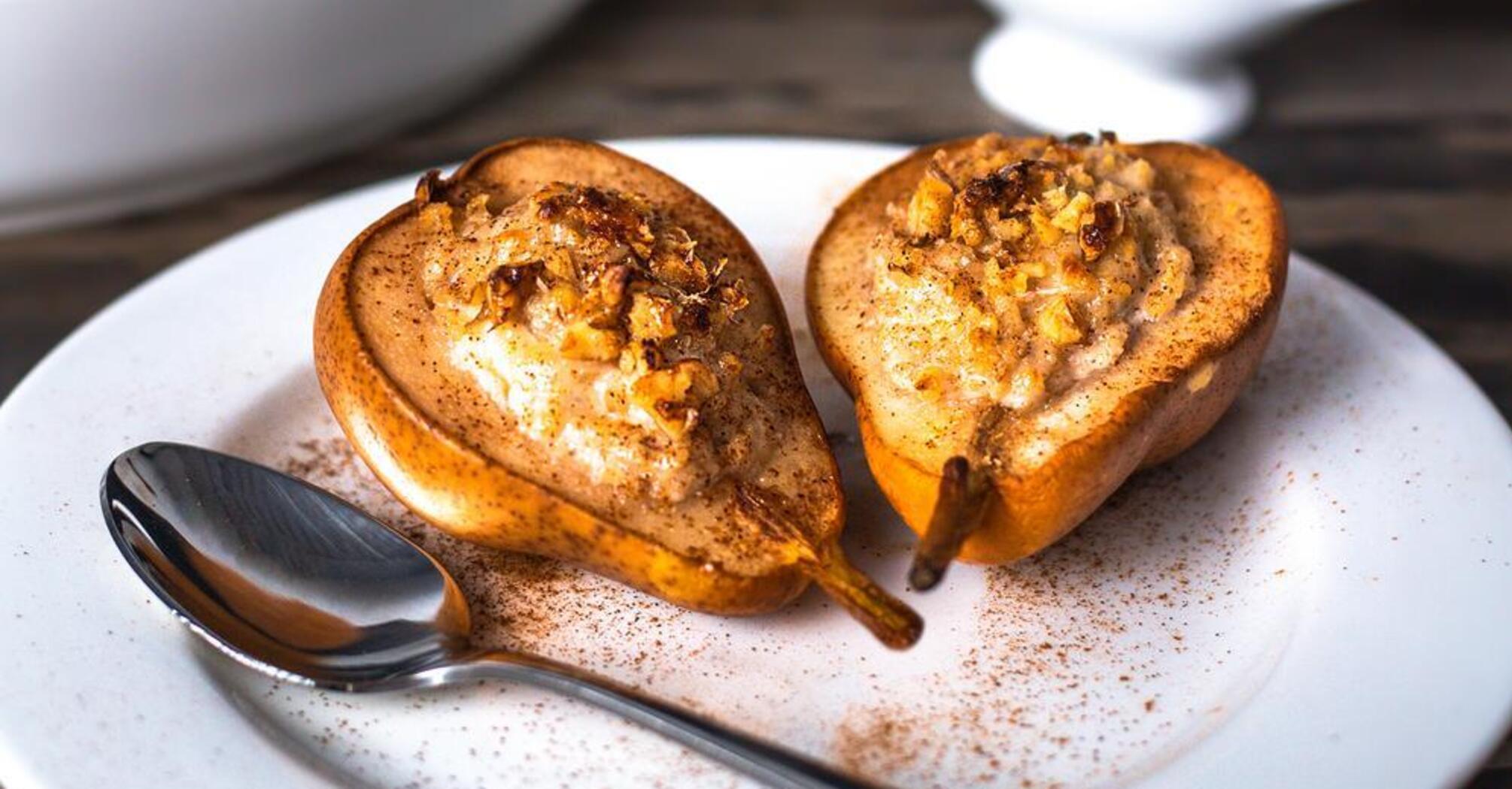 Baked pears