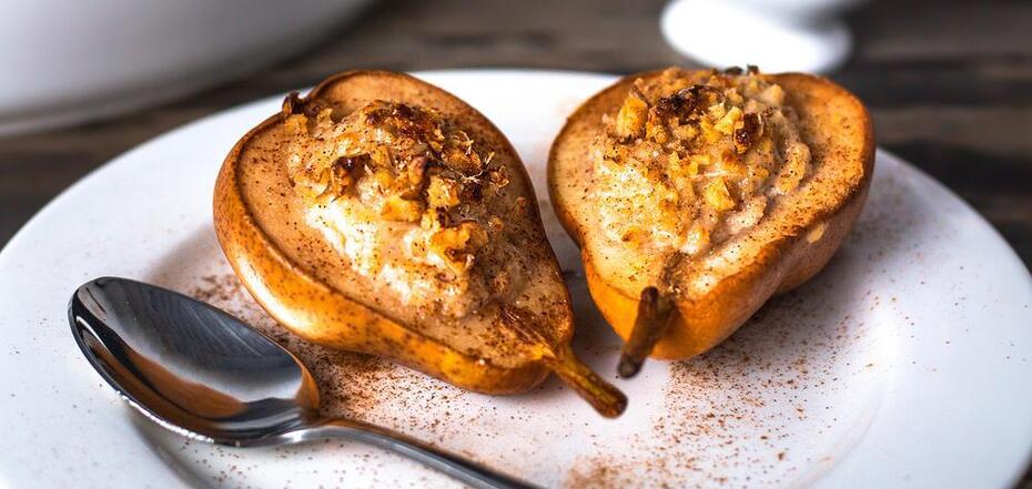 Baked pears