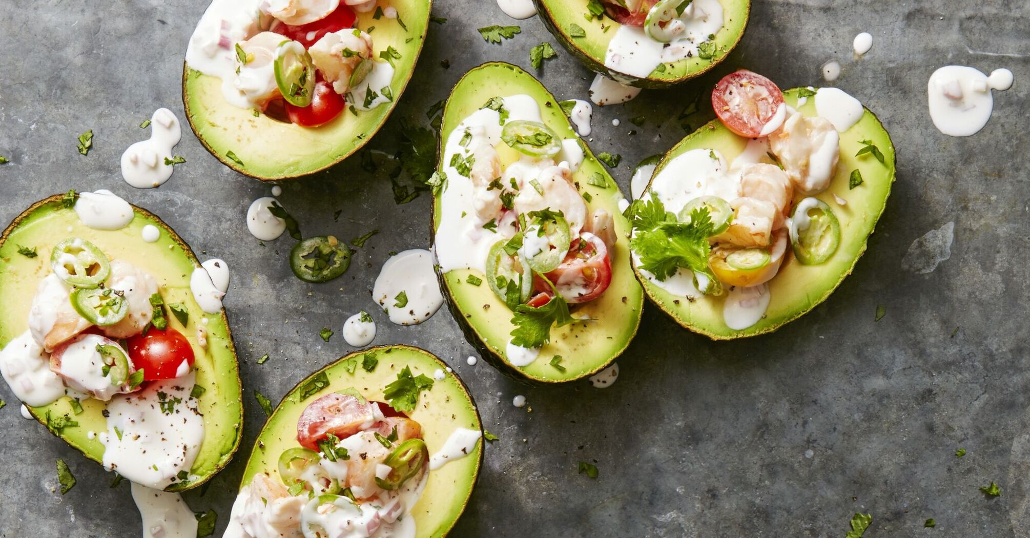 stuffed avocados