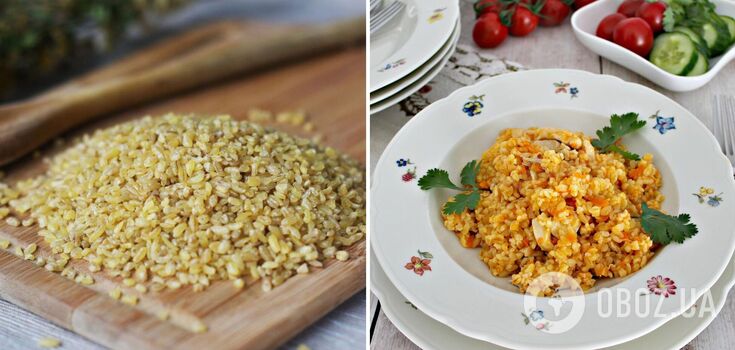 Crumbly pilaf with bulgur: how to prepare a familiar porridge in a new way