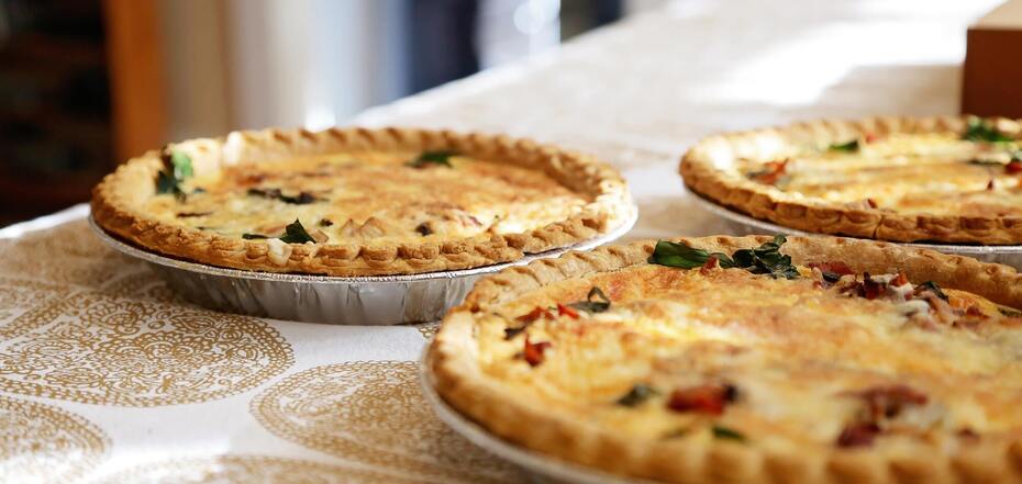 Onion and cheese pie