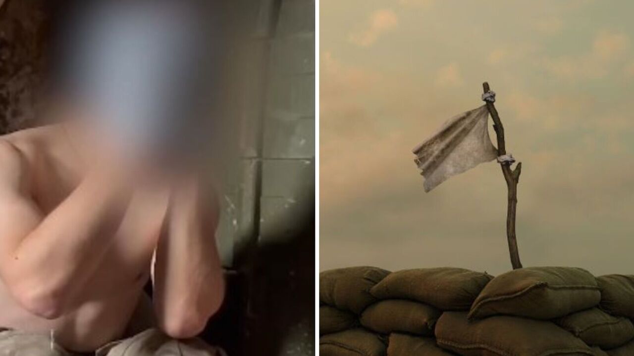 "This is not our war": two occupiers with a white flag surrendered to Ukrainian border guards. Video