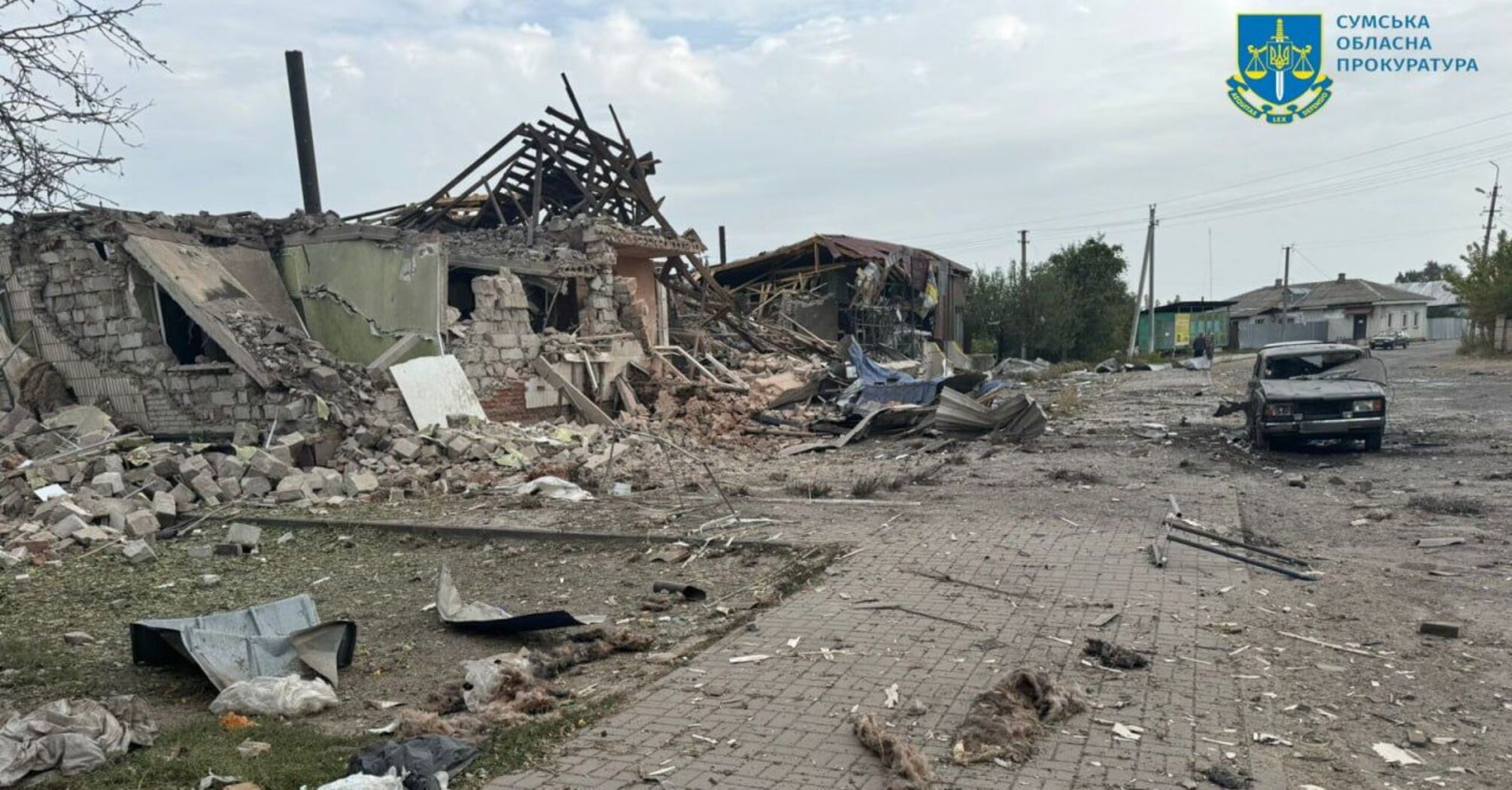 The occupants shell Sumy region with guided bombs: there are dead, a child among the wounded. Photo