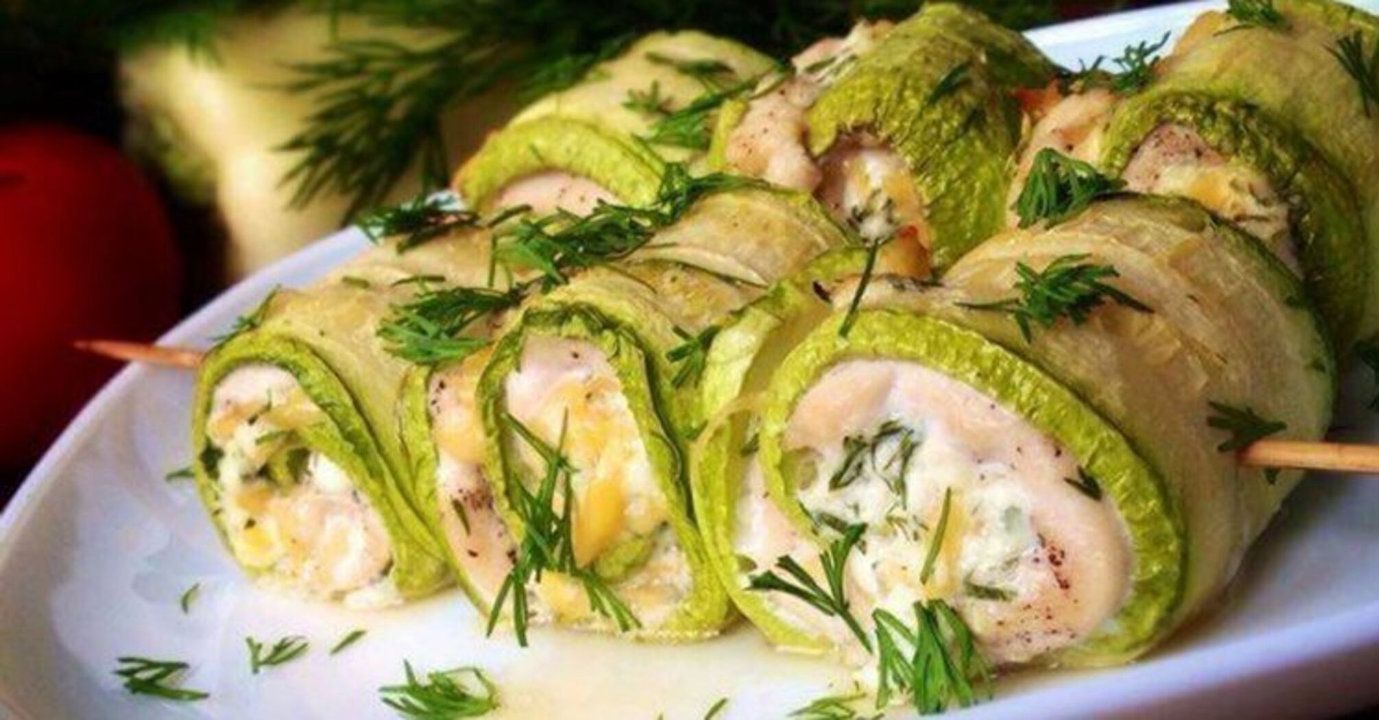 Recipe for zucchini rolls