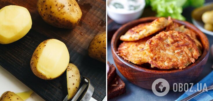 Hearty potato and mushroom pancakes for a quick lunch or dinner