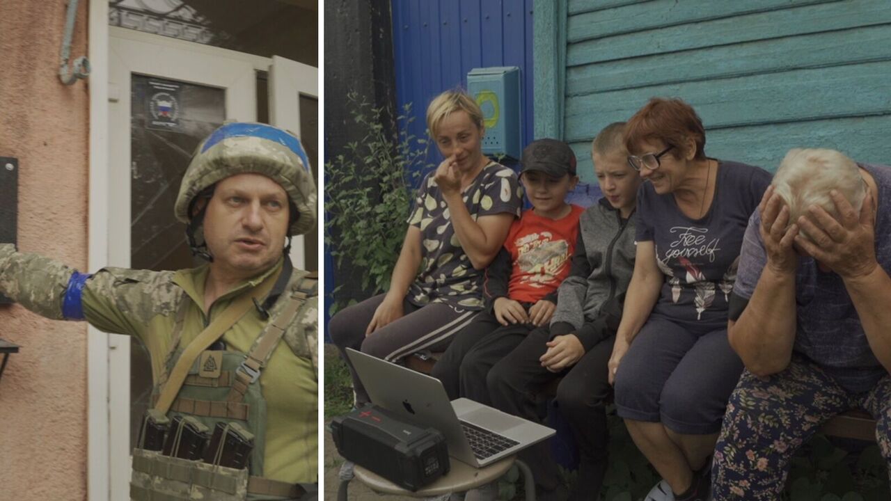 Residents of Sudzha were shown a movie about the crimes of the Russian army in Bucha: how they reacted. Video