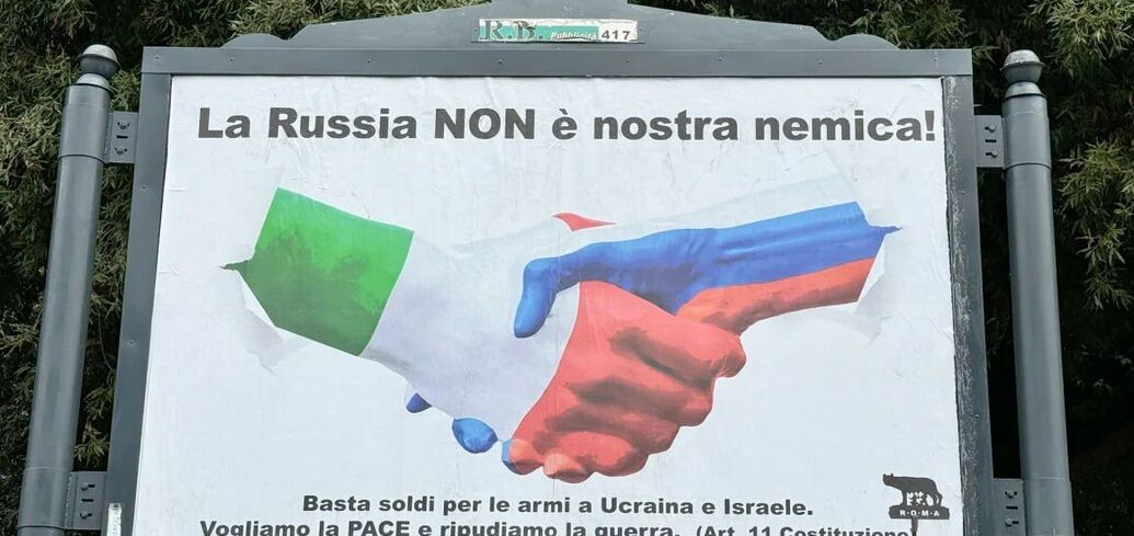 Hundreds of posters in defense of Russia have appeared in Italy: A diplomatic scandal has broken out