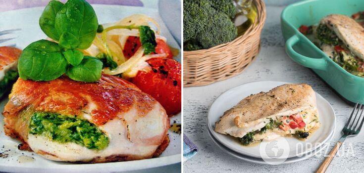 Stuffed chicken fillet in the oven: how to prepare a festive dish
