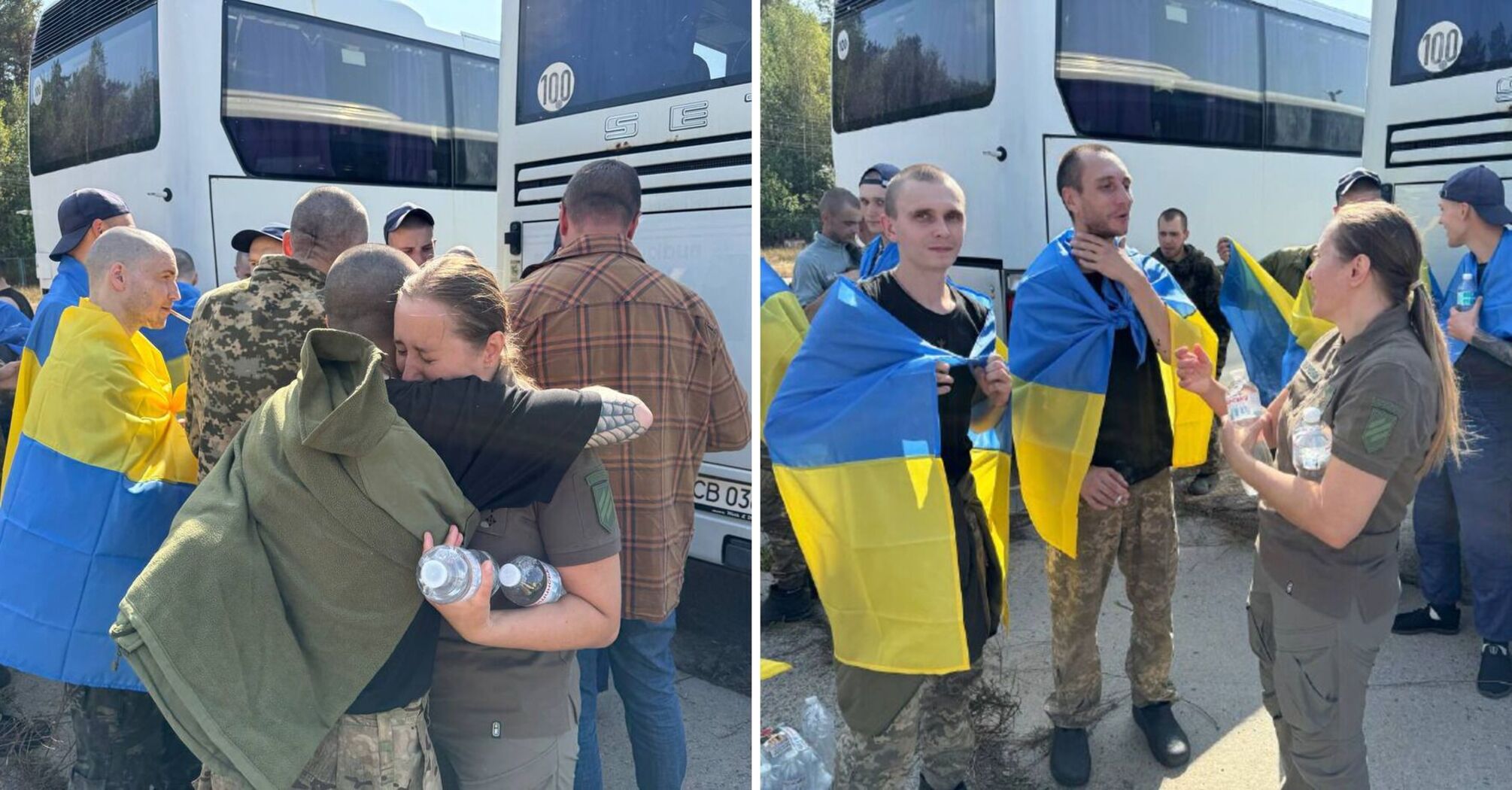 'It's a miracle!' In the course of a new prisoner exchange, 23 'Azovites' returned to Ukraine