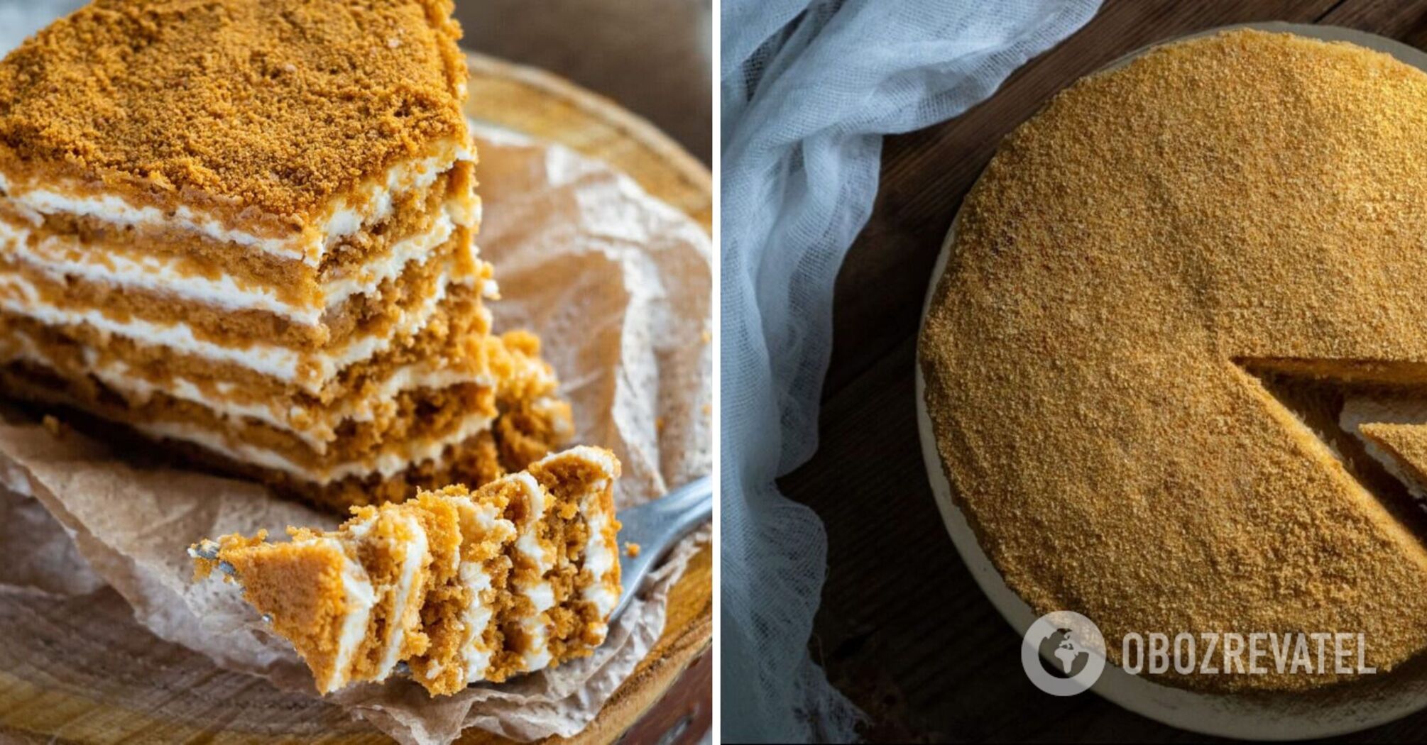 Honey cake, which does not require rolling out cakes: how to make a cake in a hurry