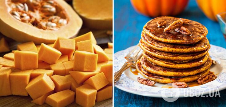 Pumpkin pancakes on kefir with cottage cheese – an ideal dinner option